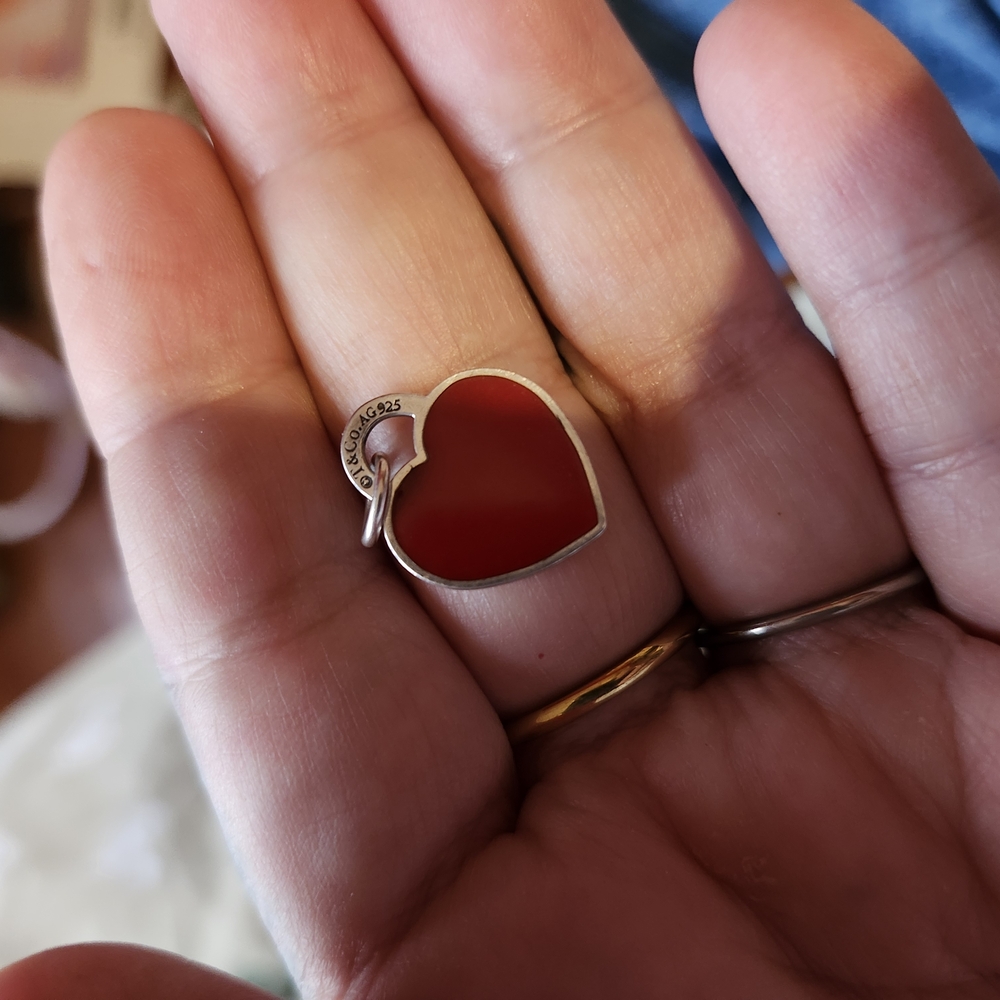 Tiffany & Co. Heart Tag Charm in Sterling Silver